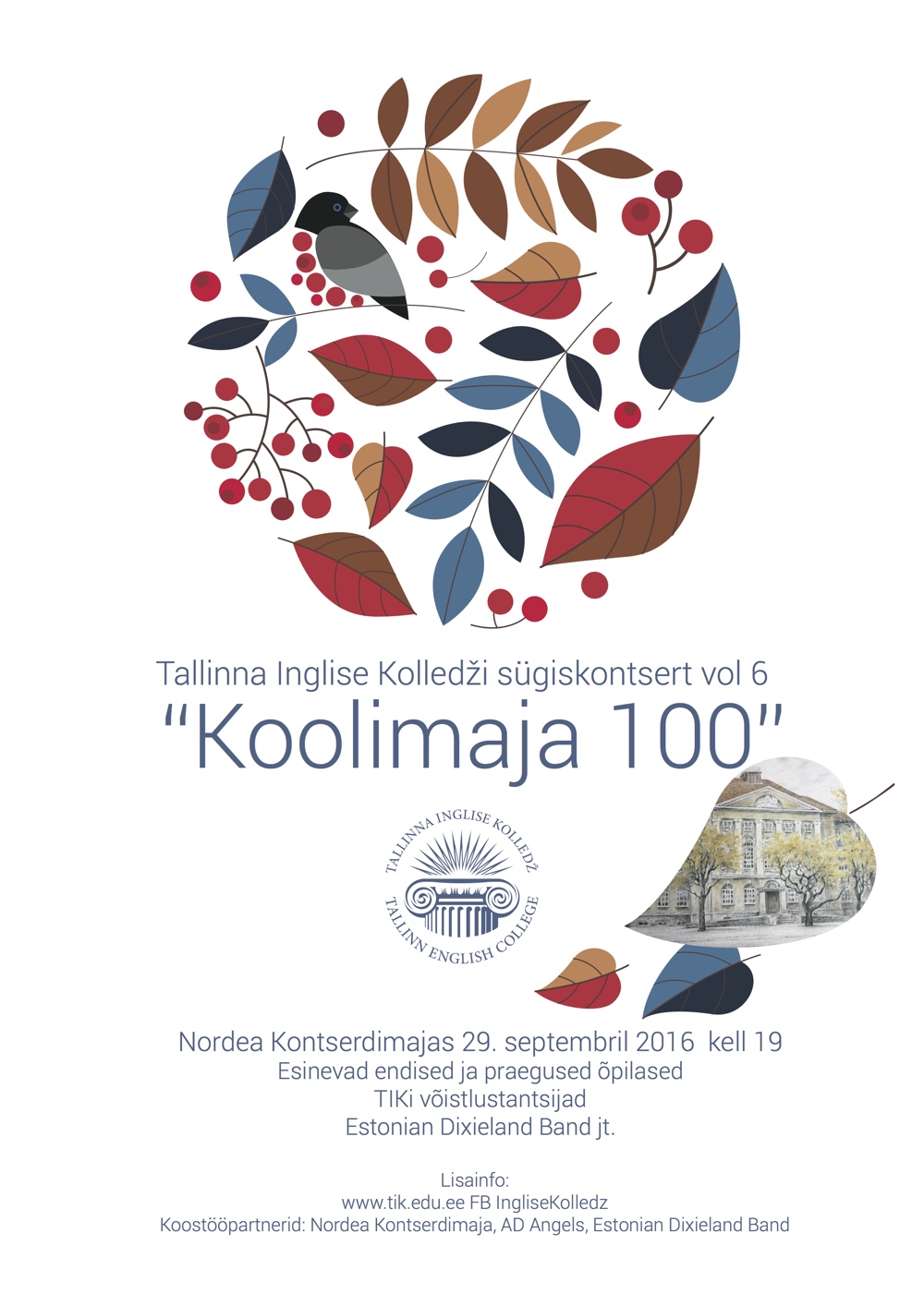 Tallinna Inglise Kolledži sügiskontsert vol 6: Koolimaja 100